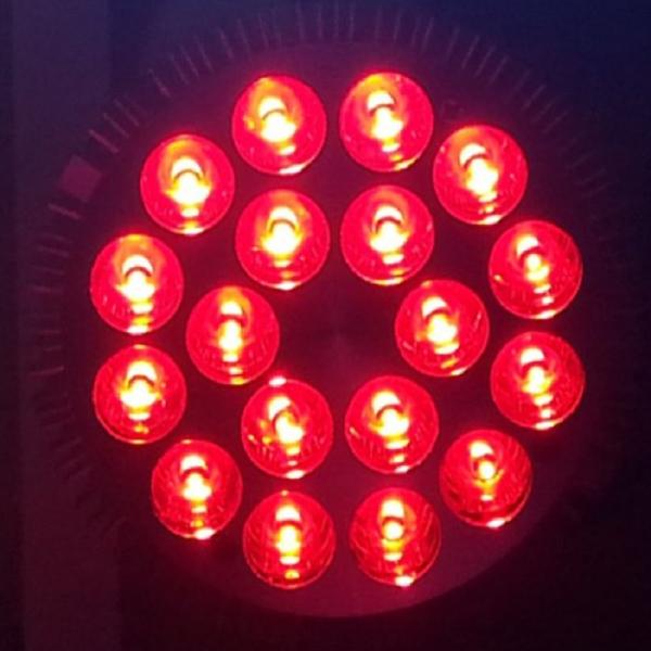 54 LED Lampe Rot Licht 660nm bis 680nm Beispiel